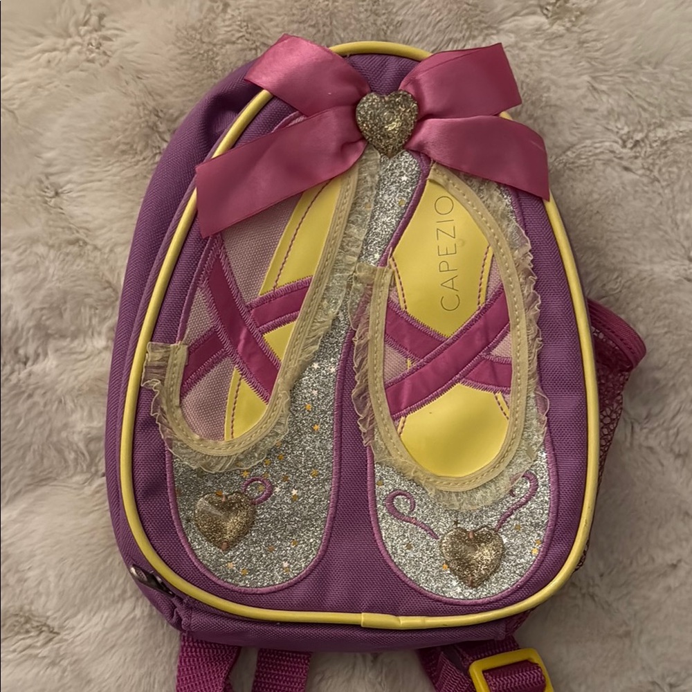 Capezio Pink and Silver Ballet Backpack